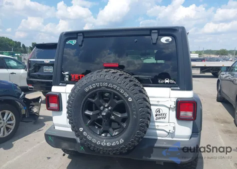 2022 Jeep Wrangler Unlimited Willys 4X4 z USA, uszkodzony, nr VIN 1C4HJXDN1NW208973